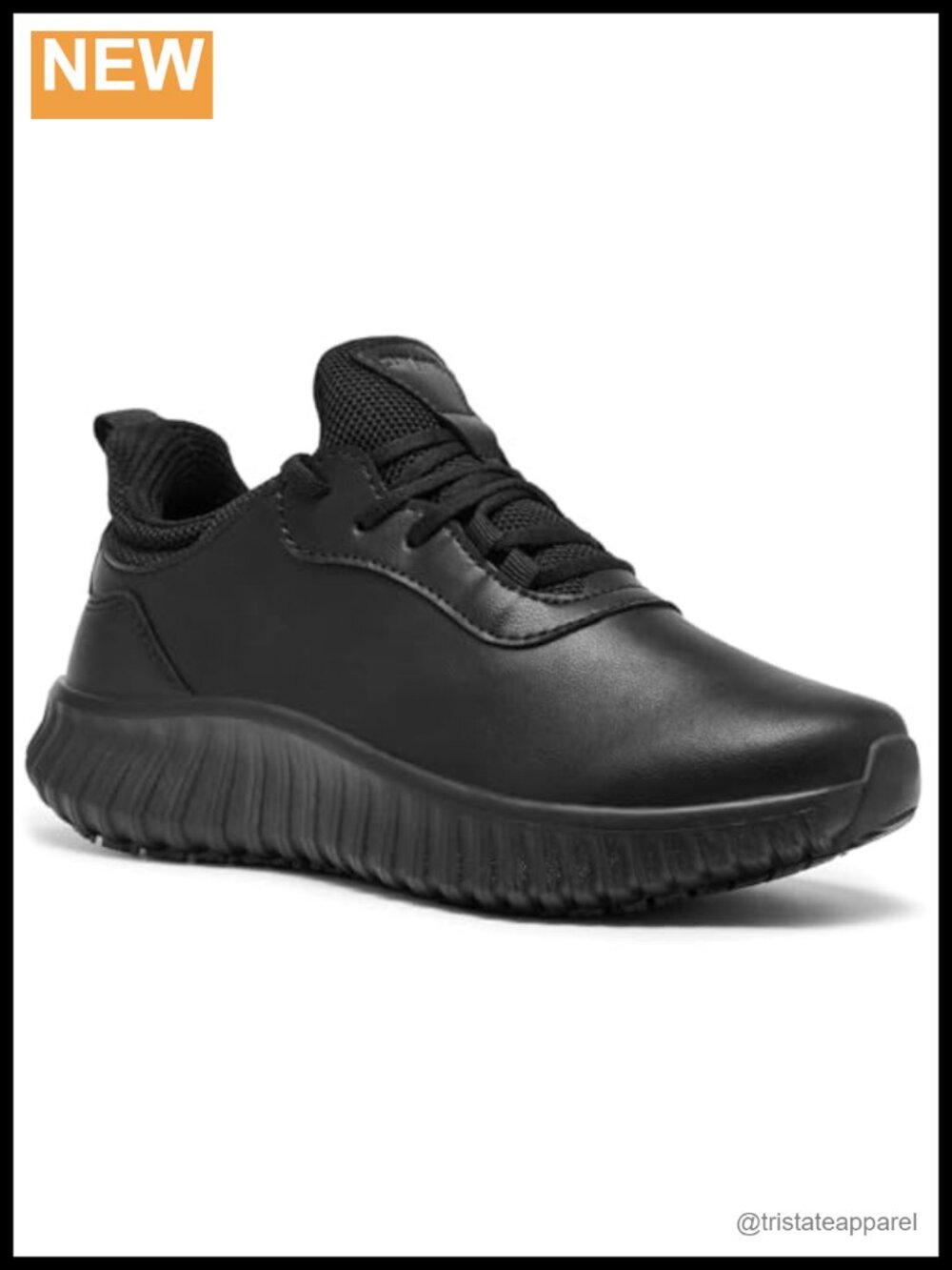 Women's Non Slip Work Shoes Faux Leather Water Resistant Food Service Kitchen
